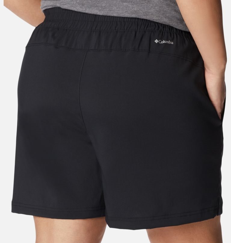 Women's Columbia On The Go Shorts Black | Plus Size CA-C5C4A
